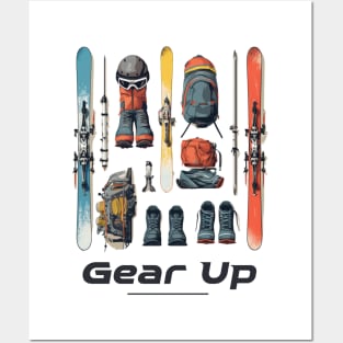 Ski Gear Design Posters and Art